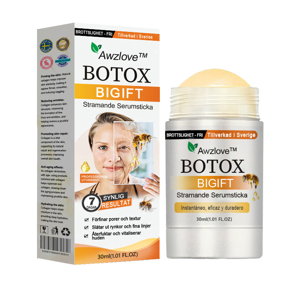 Tillverkad och skickas från Sverige ✨ Awzlove™ Botox Bigift Stramande Serumsticka (🔥SISTA DAGEN – 70% RABATT)