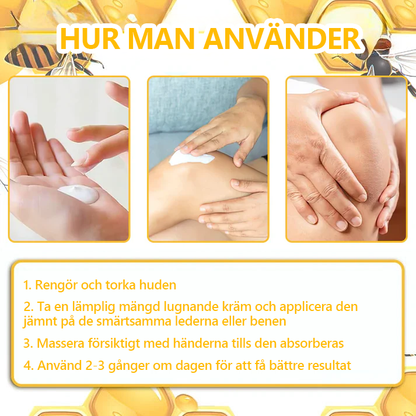 Awzlove™ Bee Venom Gurkmeja Arthritis Therapy Cream (specialiserad på ortopediska tillstånd och ledvärk!🍇