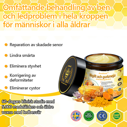 Awzlove™ Bee Venom Gurkmeja Arthritis Therapy Cream (specialiserad på ortopediska tillstånd och ledvärk!🍇