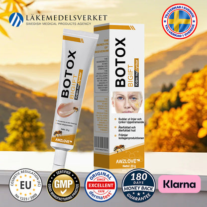 Tillverkad och skickad från Sverige🌟 Awzlove™ Botox Bigift Rynkborttagningskräm🌟 - 🔥 SISTA DAGEN 70 % RABATT